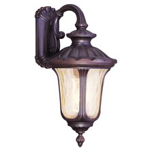 Livex Lighting 7663-58 Oxford Outdoor Wall Lantern in Imperial Bronze 